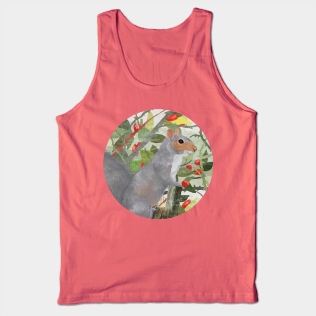 Grey Squirrel Tank Top by KatherineBlowerDesigns